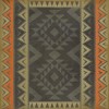 Pattern 62 Nomad 96x96 Vintage Vinyl Floorcloth