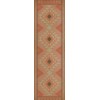 Pattern 62 Peacenik 36x115 Vintage Vinyl Floorcloth