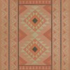 Pattern 62 Peacenik 36x36 Vintage Vinyl Floorcloth