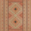Pattern 62 Peacenik 96x96 Vintage Vinyl Floorcloth