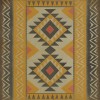 Pattern 62 Vagabond 96x96 Vintage Vinyl Floorcloth