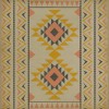 Pattern 62 Walkabout 120x120 Vintage Vinyl Floorcloth