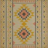 Pattern 62 Walkabout 48x48 Vintage Vinyl Floorcloth