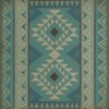 Pattern 62 Wanderer 36x36 Vintage Vinyl Floorcloth