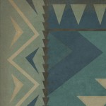 Pattern 62 Wanderer 38x56 Vintage Vinyl Floorcloth