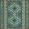 Pattern 62 Wanderer 60x60 Vintage Vinyl Floorcloth
