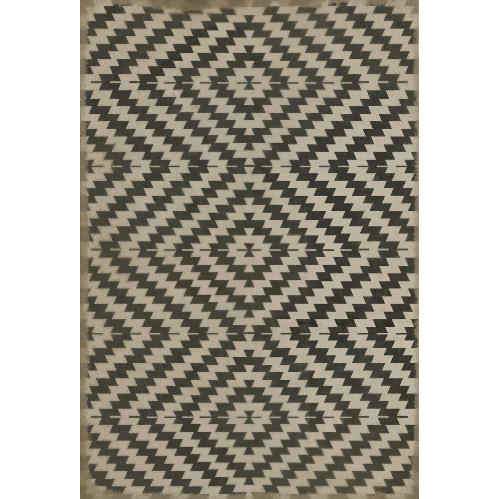 Pattern 63 Doplar Effect 38x56 Vintage Vinyl Floorcloth