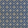 Pattern 70 Dress Blues 60x60 Vintage Vinyl Floorcloth