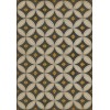 Pattern 70 May the Lights Guide You Home 70x102 Vintage Vinyl Floorcloth