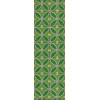 Pattern 70 Radiant Hues and Morning Dew 36x115 Vintage Vinyl Floorcloth