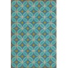 Pattern 70 Sunday Morning Hues 24x36 Vintage Vinyl Floorcloth