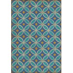 Pattern 70 Sunday Morning Hues 70x102 Vintage Vinyl Floorcloth