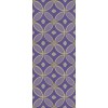 Pattern 70 Waltzing with Violets in Our Hair 36x90 Vintage Vinyl Floorcloth