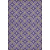 Pattern 70 Waltzing with Violets in Our Hair 38x56 Vintage Vinyl Floorcloth