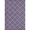 Pattern 70 Waltzing with Violets in Our Hair 52x76 Vintage Vinyl Floorcloth