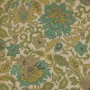 Pattern 71 Tea Ceremony 48x48 Vintage Vinyl Floorcloth