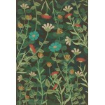 Pattern 73 Dance of the Flowers 52x76 Vintage Vinyl Floorcloth