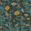 Pattern 73 Knee Deep in Flowers 72x72 Vintage Vinyl Floorcloth