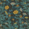 Pattern 73 Knee Deep in Flowers 96x96 Vintage Vinyl Floorcloth