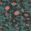 Pattern 73 Pocket full of Posies 36x36 Vintage Vinyl Floorcloth