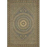 Pattern 75 Consult the Wise 96x140 Vintage Vinyl Floorcloth