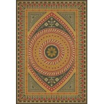 Pattern 75 Control the Eye 70x102 Vintage Vinyl Floorcloth