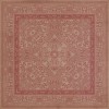 Pattern 76 A World of My Own 96x96 Vintage Vinyl Floorcloth