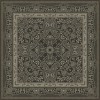 Pattern 76 Begin at the Beginning 60x60 Vintage Vinyl Floorcloth