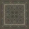 Pattern 76 Begin at the Beginning 72x72 Vintage Vinyl Floorcloth