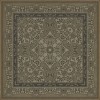 Pattern 76 Borogrove 36x36 Vintage Vinyl Floorcloth