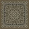 Pattern 76 Borogrove 96x96 Vintage Vinyl Floorcloth