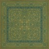 Pattern 76 Cabbages and Kings 36x36 Vintage Vinyl Floorcloth
