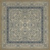 Pattern 76 Naught for Usual 96x96 Vintage Vinyl Floorcloth