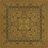 Pattern 76 Witzend 72x72 Vintage Vinyl Floorcloth