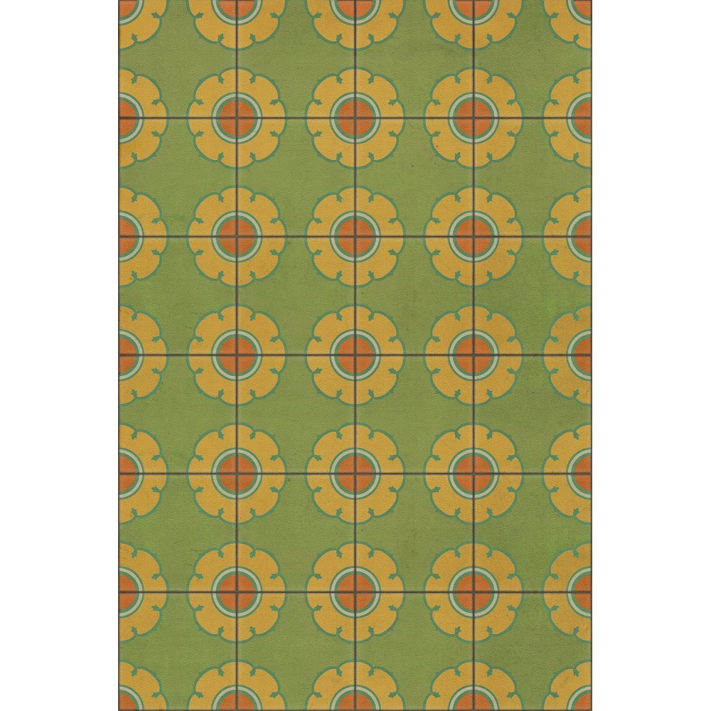 Pattern 78 That 70s Floor 20x30 Vintage Vinyl Floorcloth