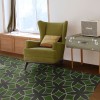 Pattern 79 How Green Was My Valley 38x56 Vintage Vinyl Floorcloth