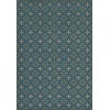 Pattern 81 Blue Moon Drive In 70x102 Vintage Vinyl Floorcloth