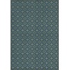 Pattern 81 Blue Moon Drive In 96x140 Vintage Vinyl Floorcloth