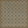 Pattern 81 Dining Car 60x60 Vintage Vinyl Floorcloth