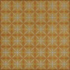 Pattern 81 Earlybird Special 36x36 Vintage Vinyl Floorcloth