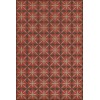 Pattern 81 the Atomic Diner 24x36 Vintage Vinyl Floorcloth