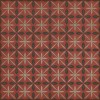Pattern 81 the Atomic Diner 48x48 Vintage Vinyl Floorcloth