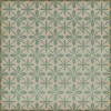 Pattern 81 the Bluebird Cafe 36x36 Vintage Vinyl Floorcloth