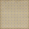 Pattern 81 The Breakfast Club 120x120 Vintage Vinyl Floorcloth