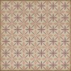 Pattern 81 the Confectioner 48x48 Vintage Vinyl Floorcloth
