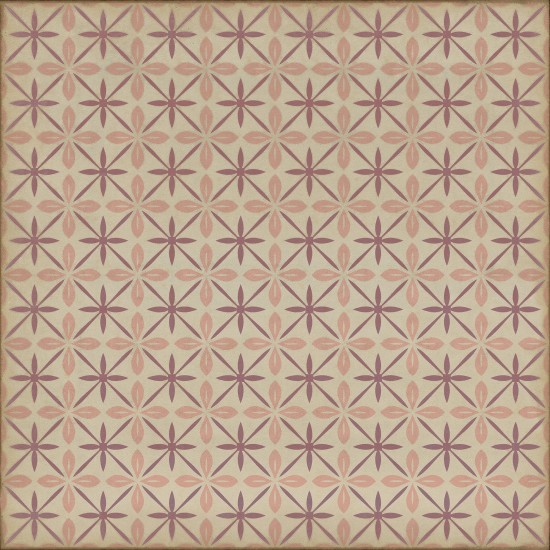 Pattern 81 the Confectioner 60x60 Vintage Vinyl Floorcloth