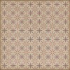 Pattern 81 the Confectioner 60x60 Vintage Vinyl Floorcloth