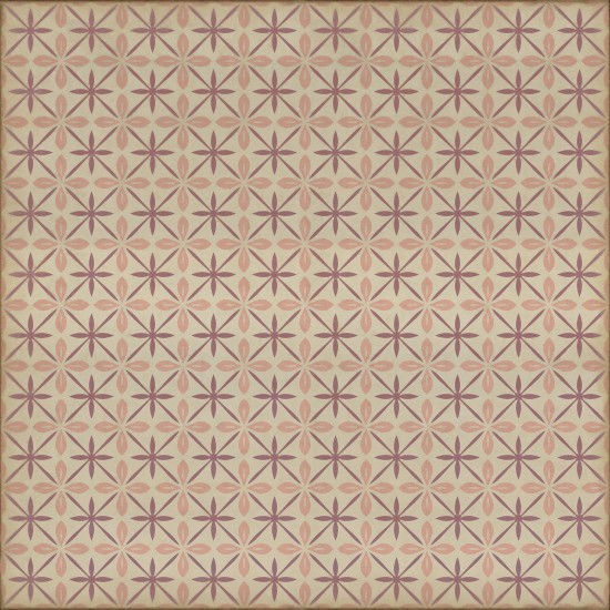 Pattern 81 the Confectioner 96x96 Vintage Vinyl Floorcloth