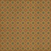 Pattern 81 the Courtside Stop 120x120 Vintage Vinyl Floorcloth