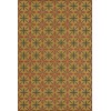 Pattern 81 the Courtside Stop 20x30 Vintage Vinyl Floorcloth